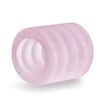 X5 Men Goin Down Bj Stroker - Oral Sex Enhancing Masturbator Ribbed Male Stroker - Glows In The Dark - Use Solo Or With Partner - Ultra Soft Made From X5 Plus - Men And Couples - Pink