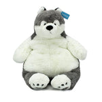 Siberian Husky Dog Plush Big Hugging Pillow Stuffed Cotton Puppy Plush Animals Toy 23"