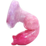Silicone Wolf Dildo With Knot, Thick Anal Dildo Strong Suction Cup, Anal Sex Toy Plug, Fantasy G Spot Dragon Penis Adult Sex Toy For Women