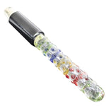 Glass Crystal Dildo Sex Machine Attachments With 3Xlr Connector Wireless Adult Toy For Men And Women (13.5Cm/5.31In Length-A)