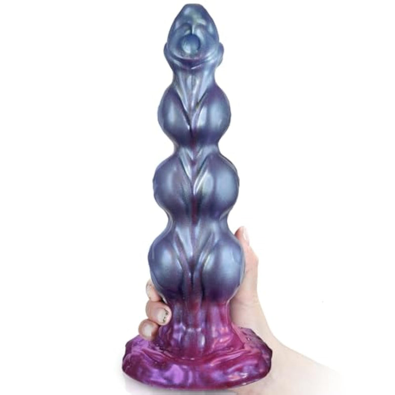 12" Huge Monster Dildo With 3" Diameter & 3 Knots Soft Silicone Knotted Horse Dildo, Thick Dog Knot G-Spot Dildo With Suction Cup, Big Dragon Anal Sex Toy, Adult Sex Toys & Games For Men, Women, Gay