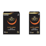 Elite Large Non-Latex Condoms, 36 Count & 12 Count Bundle