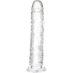 Realistic Dildo 7.1 Inch, Clear Dildo With Strong Suction Cup For Hands-Free Play, Soft Material Adult Sex Toys For Beginner And Couple