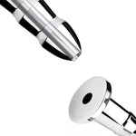 Stainless Steel Penis Plug Beads Urethral Plug In 5 Sizes Hollow Urethral Dilator For Penis Training Prostate Stimulation Urethral Sound Metal Urinary Catheter Adult Sex Toys For Male Penis (S)
