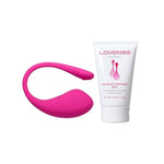 Lush 3 Wearable Bullet Vibrator For Women + Personal Lubricant Privacy Water-Based Lube Non-Sticky Lubrication For Men, Women And Couples