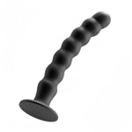 Silicone Anal Butt Plug Adult Sex Toys With Strong Bottom Suction Cups, Long Anal Beads Prostate Massage Anal Plug Anus Dilator Stimulator For Couples Women Men (L)