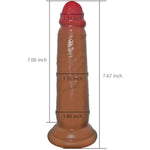 Double Silicone Realistic Dildos Sex Toys Movable Foreskin Realistic Penis Dildos Soft Lifelike Anal Dildo Penis With Strong Suction Cup For Women Men Couple Thick Dildo Anal Sex Toys