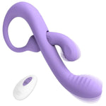 Vibrator Dildo For Women - 2 In 1 Switchable Rabbit Vibrators Double-Ended Dildos With Dual 10 Vibrating Modes For Clitoral Nipple G Spot Anal Stimulation, Sex Toys For Couples?Wizzy?