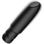 Women Bullet Vibrator Portable Mini Vibrator With 10 Vibration Modes For Clitoral Nipple Stimulation Female Rechargeable Lipstick Adult Sex Toy?Black?