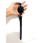 Silicone Breathable Ball Gag Holes For Adult Bondage Restraints Sex Play Bdsm Toys Sex Gag Muzzles (L)