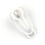 Chastity Device Cock Cage Made Of Quality Resin Chastity Clip With Belt For Exercising Man'S Penis Sex Toys Male Chastity Cage Lightweight And Breathable Penis Cage Easy To Carry (B,White)