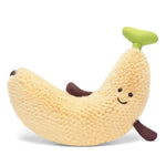 Banana Stuffed Animals Plush Toys,10" Cute Plushie Soft Cuddly Toy, Gifts For Family Kids Girls Boys