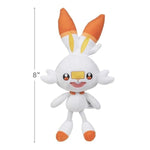 Pokemon 8" Scorbunny, Grookey & Sobble Plush 3-Pack - Officially Licensed - Sword & Shield Galar Starter Set - Authentic Soft Stuffed Animal Toy - Christmas Stocking Stuffer Gift For Kids, Boys, Girls