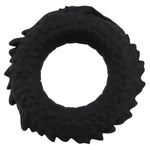 Soft Silicone Cock Ring For Men, Animal Design Elastic Penis Ring With Massage Texture, Reusable Waterproof Chastity Sex Toys For Men And Couples (Black,Julong)