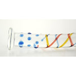 Glass Dildo Wand Penis - Crystal Pleasure Wand Penis G-Spot Stimulation Anal Butt Plug Realistic Dildo, 1.0 Count