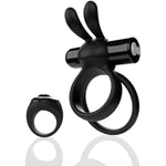 Remote Controlled Ohare Xl Vibrating Ring - Vibrating Cock Ring - Deep Vibrations - Penis Rings - Couple Sex Toys - Dick Rings For Mutual Pleasure - Black