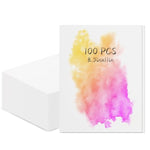 100 Pcs Watercolor Paper, 8.5 x 11 Inch, 140 lb 300 GSM Cold Press