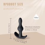Silicone Anal Plug,Buttplug,Anal Toy For Man And Woman.Comfortable And Pleasurable Anal Toys For Long Time Wear .Premium Silicone Material Anal Sex Toys.Anal Plugs For Anal Training (Two Beads)