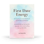 First Date Energy – Conversation Cards For Couples With 100 Questions & Fun Games – Card Games For First Dates, Deep Connection & Laughs – Great Couples Gift & Date Night Game
