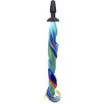 Rainbow Pony Tail Anal Plug for Sensual Adult Play