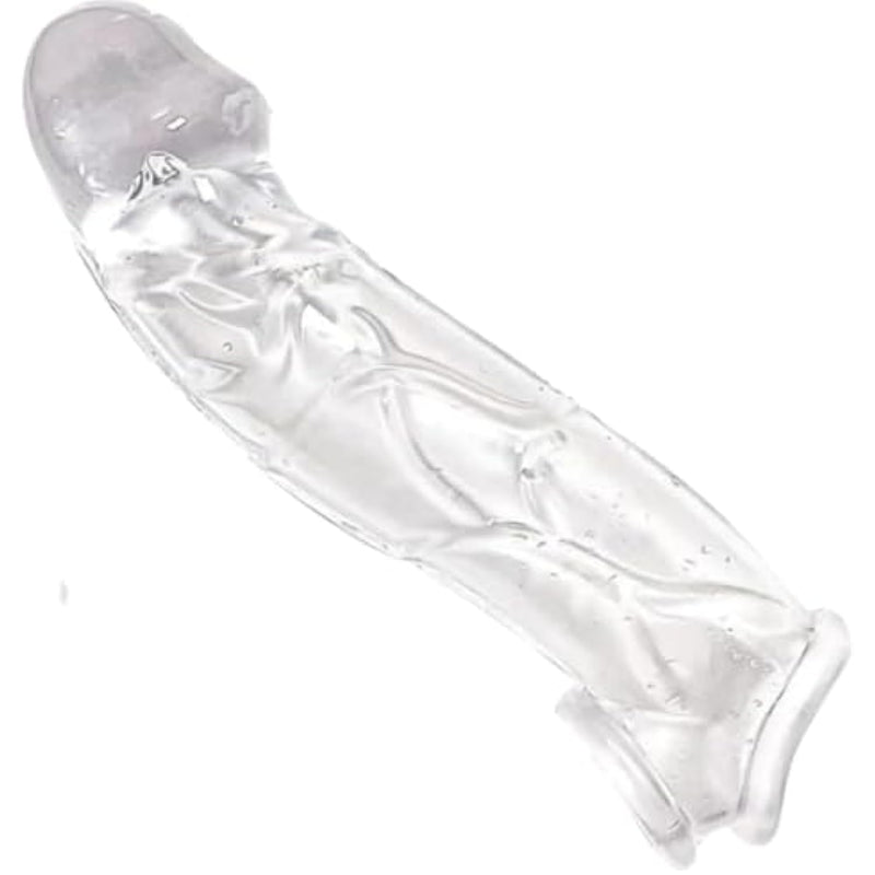 Penis Sleeve Penis Extende Penis Rings Cock Sleeve Reusable Penis Sleeve, Sex Toys - Pumps & Enlargers Super Thick Realistic Penis Extender for Men Penis Sleeve Girth Enhancer for Men Sex Enhancer