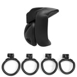 Chastity Cage With 4 Rings?Flat Chastity Cage Chastity Devices Male Good Concealment, Penis Cage For Men Sm Sex Toys 525