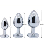 Bdsm 3 Pcs Anal Plug Sets Adult Anal Toys Jewel Butt Plugs G Spot Anal Sex Anal Training Kit Adult Sex Toys For Beginner Unisex Women Men Couple Fetish Sm Game Bedroom