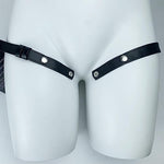 Male Chastity Cage Anti-Off Strap,Leather Chastity Belt Device Penis Cage Accessories,Adjustable Cock Cage Auxiliary Belt Sex Toy for Men (Black)