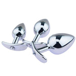 Metal Butt Plugs For Anal Dilation Training Wearable Electro Anal Plugs Prostate Massager Electric Stimulation Sm Adult Sex Toys (S)