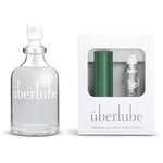 Home And Travel Bundle - Green Velvet Chaise Travel Lube Kit + 55Ml Bottle Silicone Lube, Unscented, Flavorless, Works Underwater - 55Ml + Green Velvet Chaise Kit