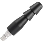 Vac-U-Lock Adapter Connector Hard Lock For All Quick Connector Sex Machine Attachment, Diy Adapter As Vaculock Dildo (Black Single Super Adapter)