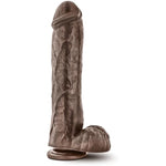 Adult Sex Toys - Realistic Monster Dildo - 11.5 Inch Long - Lifelike Huge Thick Penis With Strong Suction Cup - For Vaginal Anal G Spot Stimulation Unisex - Brown