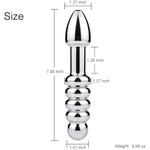 Dual-Ended Dildo Massage Wand With Metal Anal Butt Plug | Prostate Massager For Men & Women | Couples Adult Sensual Toy | Reusable Sex Toys For Intimate Exploration (Pd-156)