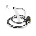 Cock Cage With Metal Catheter Sex Toys Male Chastity Devices With Invisible Lock And 2 Keys Stainless Steel Adult Toy Chasity Cages Used To Restrain Man'S Penis (1.57In)