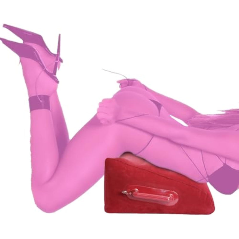 Sex Furniture For Bedroom Adult Stuff Inflatable Pillow Men Women Triangle Cushion Sex Toys Games Mat Couples Bedding Wedge Seat Body Positioner Accessories Novelties Position Pillows Tools