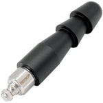 4.92" Anti-Rotation Super Adapter For Vacuum Connector Dildo Toys Diameter 0.94" (Black Adapter)
