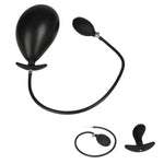 Inflatable Anal/Butt Plug Prostate Massager With Rolling Steel Ball Inside Lgbt Flexible Sized Anal Training Set For Erotic Games (Ballon Style)