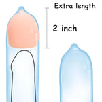 Pennis Extender, Silicone Penis Sleeve 4Pcs Penis Extention Beads Cock Sleeve Reusable Dick Enlarger Couple Adult G Spot Stimulate Adult Sex Games