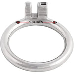 Male'S Flat Closed Base Ring For Stainless Steel Chasity Cages Device Virginity Lock Jh040 40Mm