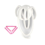 Chastity Device Cock Cage Made Of Quality Resin Chastity Clip With Belt For Exercising Man'S Penis Sex Toys Male Chastity Cage Lightweight And Breathable Penis Cage Easy To Carry (B,White)
