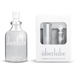 Home And Travel Bundle - Silver Travel Lube Kit + 55Ml Bottle Silicone Lube, Unscented, Flavorless, Works Underwater - 55Ml + Silver Kit