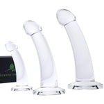 Anal Butt Plug Trainer Kit, Anal Training Set, 3 Sizes Simple Dildos Set With Strong Suction Cup Base Anal Prostate Vaginal G-Spot Sex Toy For Beginners To Advanced Users