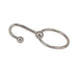 Stainless Penis Cock Rings With Urethral Sounds Ball