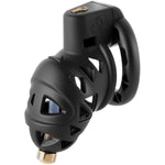 Male Chastity Device With Urethral Sound Cock Cage Lightweight Chastity Cage Penis Cage For Men With 4 Ring & Invisible Lock Adult Sex Toy For Men (M)