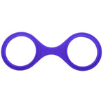 Doc Johnson Merci - Silicone Play Cuffs - Wrist Restraints - for Adults Only, Violet