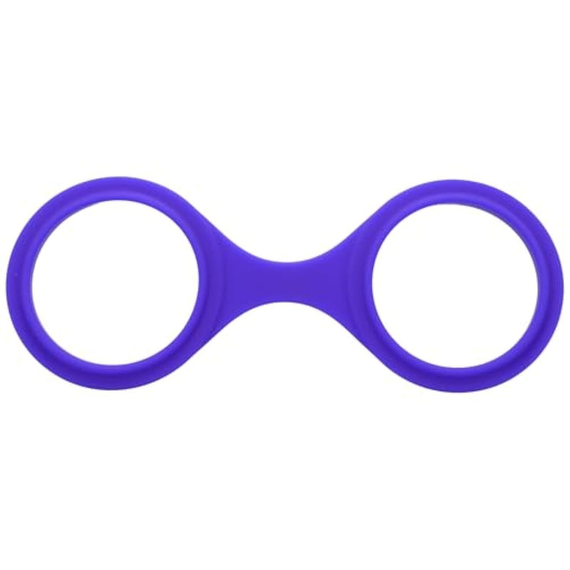 Doc Johnson Merci - Silicone Play Cuffs - Wrist Restraints - for Adults Only, Violet