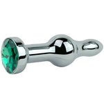 Ultimate Anal Plug With Jewel | Heavy Aluminum | Curved Design For Maximum Pleasure | Easy To Clean | Storage Bag Included | Perfect For Beginners & Experienced Users | Stylish & Sensational