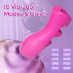 Heated Finger Vibrator with 10 Modes – Clitoral, G-Spot & Nipple Stimulator for Women