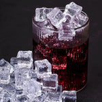 Fake Ice Cubes, 20 PCS 1inch Plastic Ice Cubes Acrylic Square Clear Rock Diamond Crystals Vase Fillers for Centerpieces Photography Accessories Props, DIY Arts & Crafts Decoration