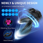 Expanding Vibrating Butt Plug – 10 Modes Anal & G-Spot Massager for Couples